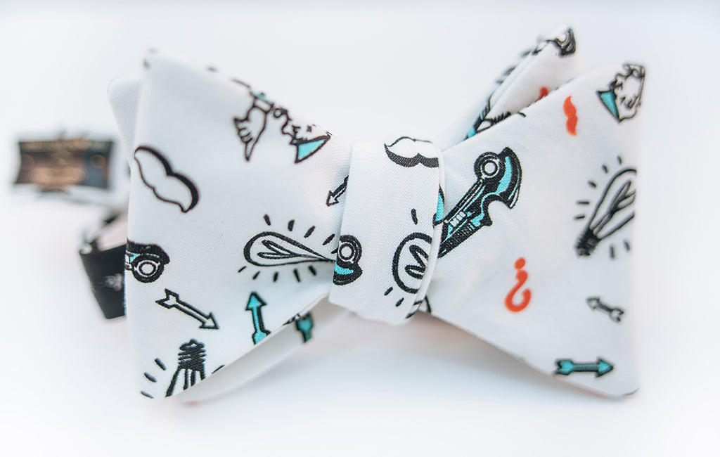 Board Game Lover Cotton Bow Tie Butterfly