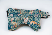 Strawberry Field Cotton Floral Bow Tie Butterfly